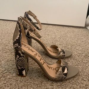 Sam Edelman Yaro Snakeskin Heels